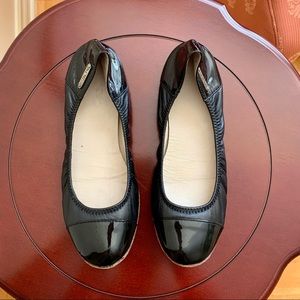 MICHAEL KORS Ballet Leather Flats